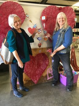 Hearts Across the Valley, Calistoga Heart Art, Napa Valley Hearts, Tree Heart Art, Karen Lynn Ingalls art